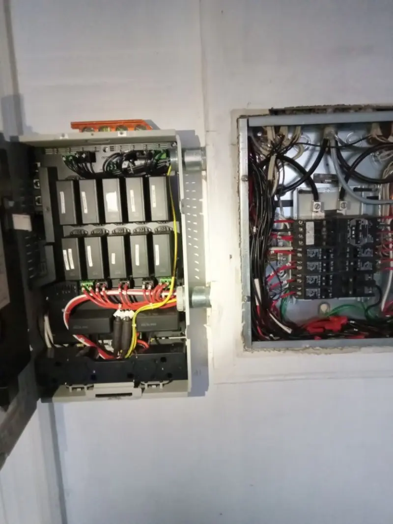 Electrical panel upgrade completed for Indoor Lighting Installation in Lake Hallie